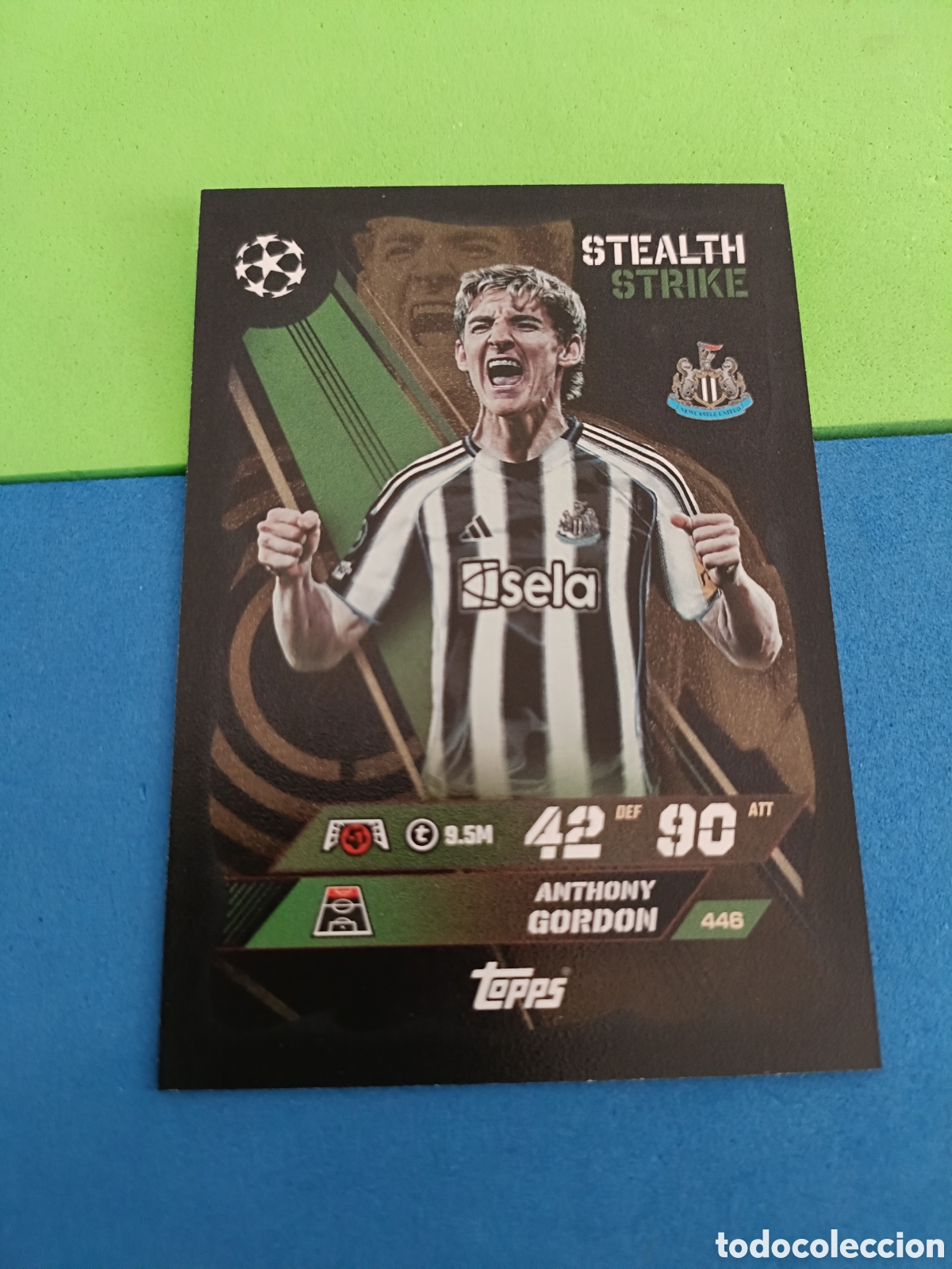 Cromos de f&uacute;tbol: Topps Match Attax 2025 2026 - Stealth Strike 446 Gordon