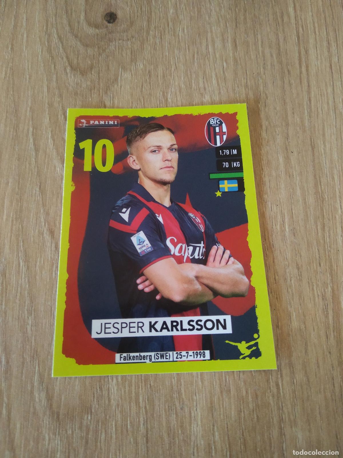 Cromos de f&uacute;tbol: 49 JESPER KARLSSON BOLOGNA CROMO FUTBOL PANINI LIGA ITALIA 2023-2024 CALCIATORI 23-24