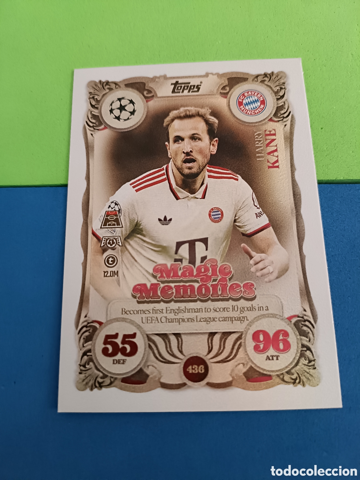Cromos de f&uacute;tbol: Topps Match Attax 2025 2026 - Magic Memories 436 Kane