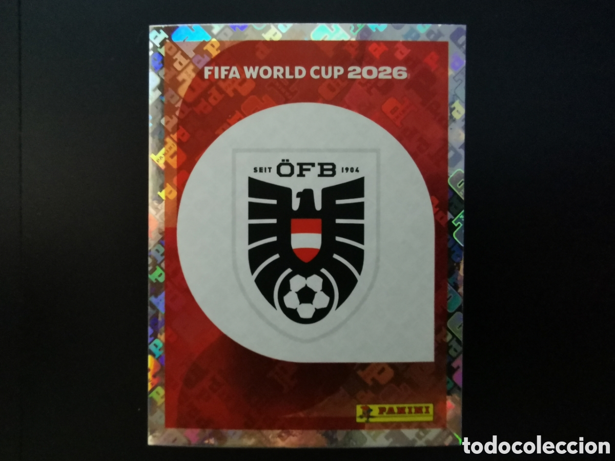 Cromos de f&uacute;tbol: Cromo AUT 1 - Mundial FIFA World Cup 2026 Panini AUT1