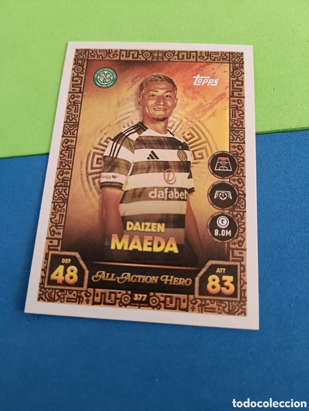Cromos de f&uacute;tbol: Topps Match Attax 2025 2026 - All Action Hero 377 Maeda
