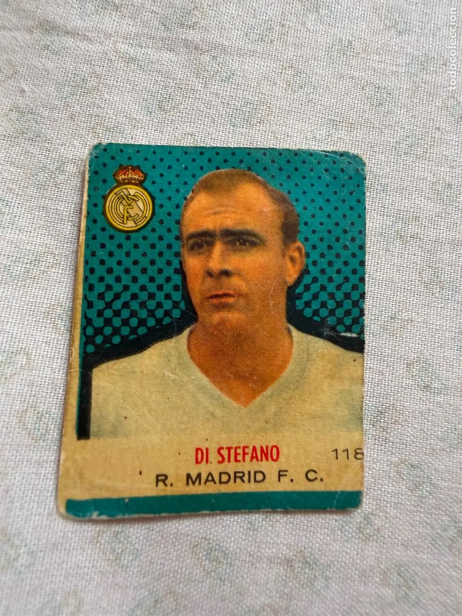 Cromos de f&uacute;tbol: Raro cromo de f&uacute;tbol Alfredo di stefano