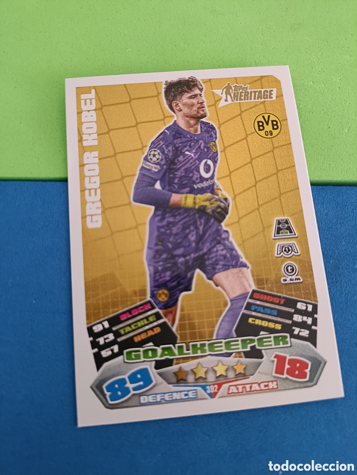 Cromos de f&uacute;tbol: Topps Match Attax 2025 2026 - Heritage 392 Kobel