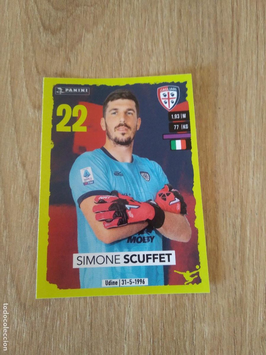 Figurine di Calcio: 58 SIMONE SCUFFET CAGLIARI CROMO FUTBOL PANINI LIGA ITALIA 2023-2024 CALCIATORI 23-24