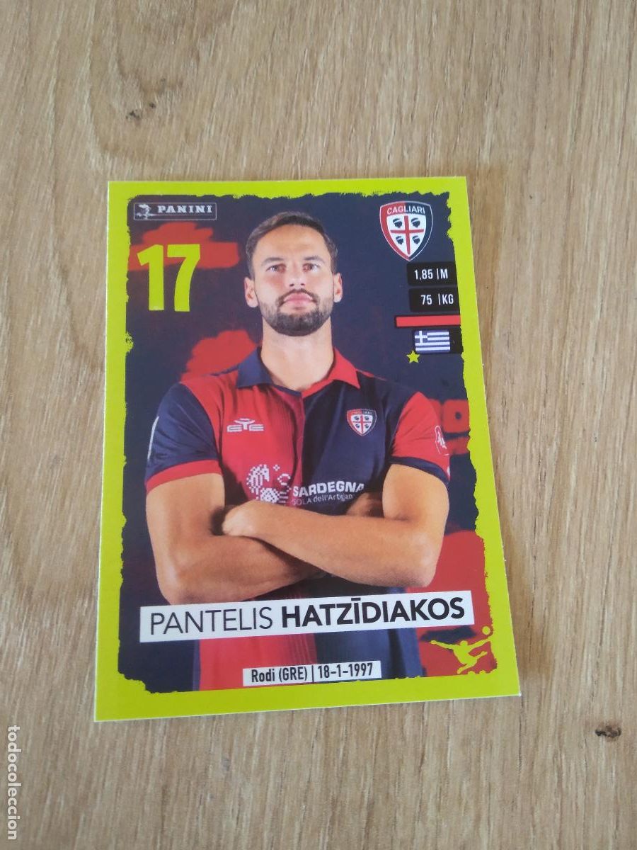 Cromos de f&uacute;tbol: 60 PANTELIS HATZIDIAKOS CAGLIARI CROMO FUTBOL PANINI LIGA ITALIA 2023-2024 CALCIATORI 23-24