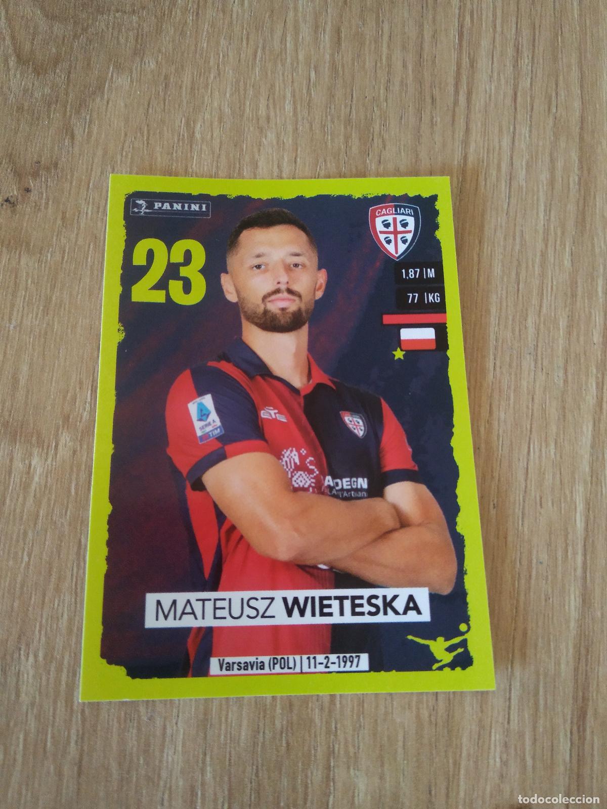 Cromos de f&uacute;tbol: 64 MATEUSZ WIETESKA CAGLIARI CROMO FUTBOL PANINI LIGA ITALIA 2023-2024 CALCIATORI 23-24