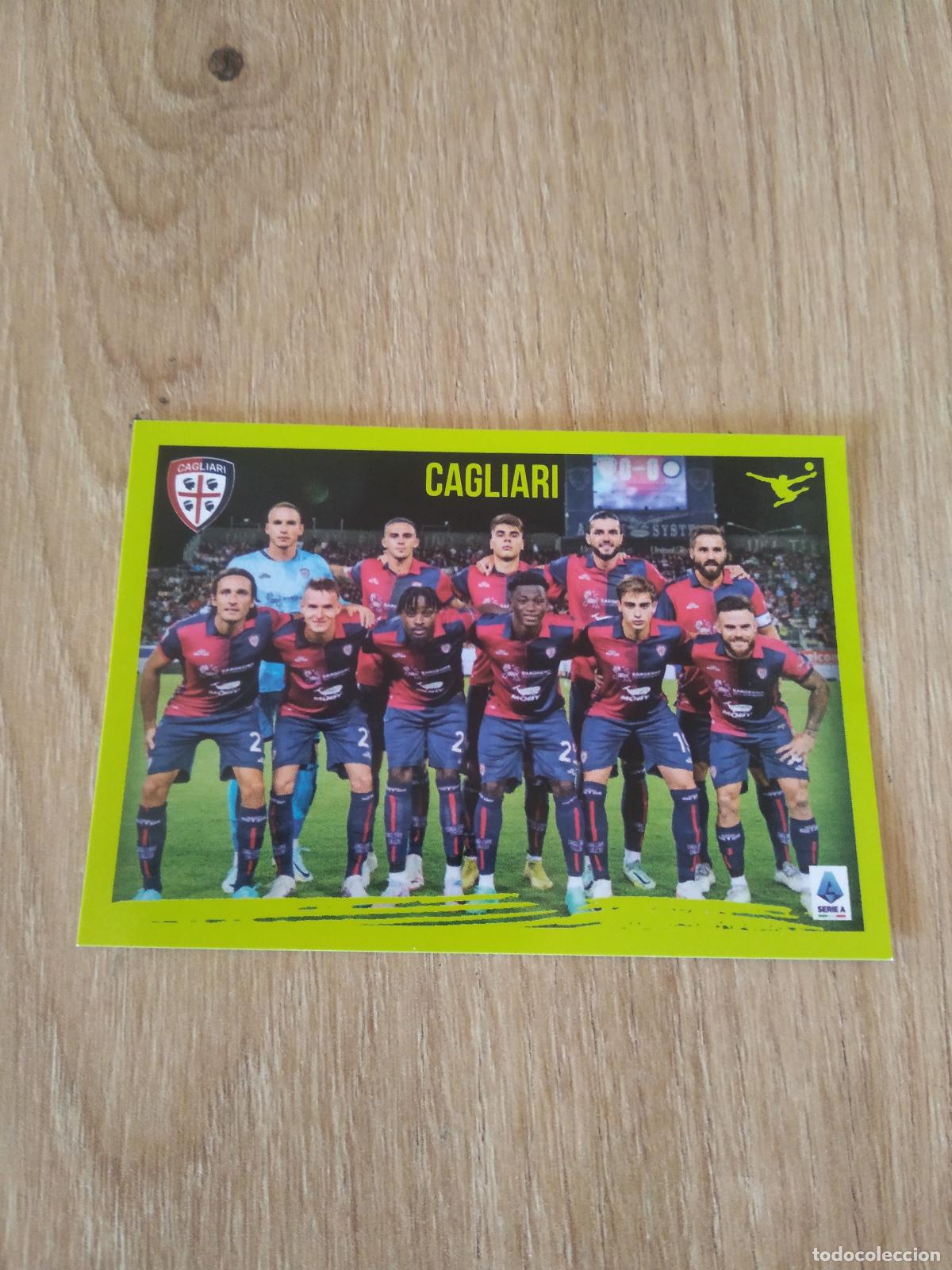 Cromos de f&uacute;tbol: 65 EQUIPO PLANTILLA CAGLIARI CROMO FUTBOL PANINI LIGA ITALIA 2023-2024 CALCIATORI 23-24