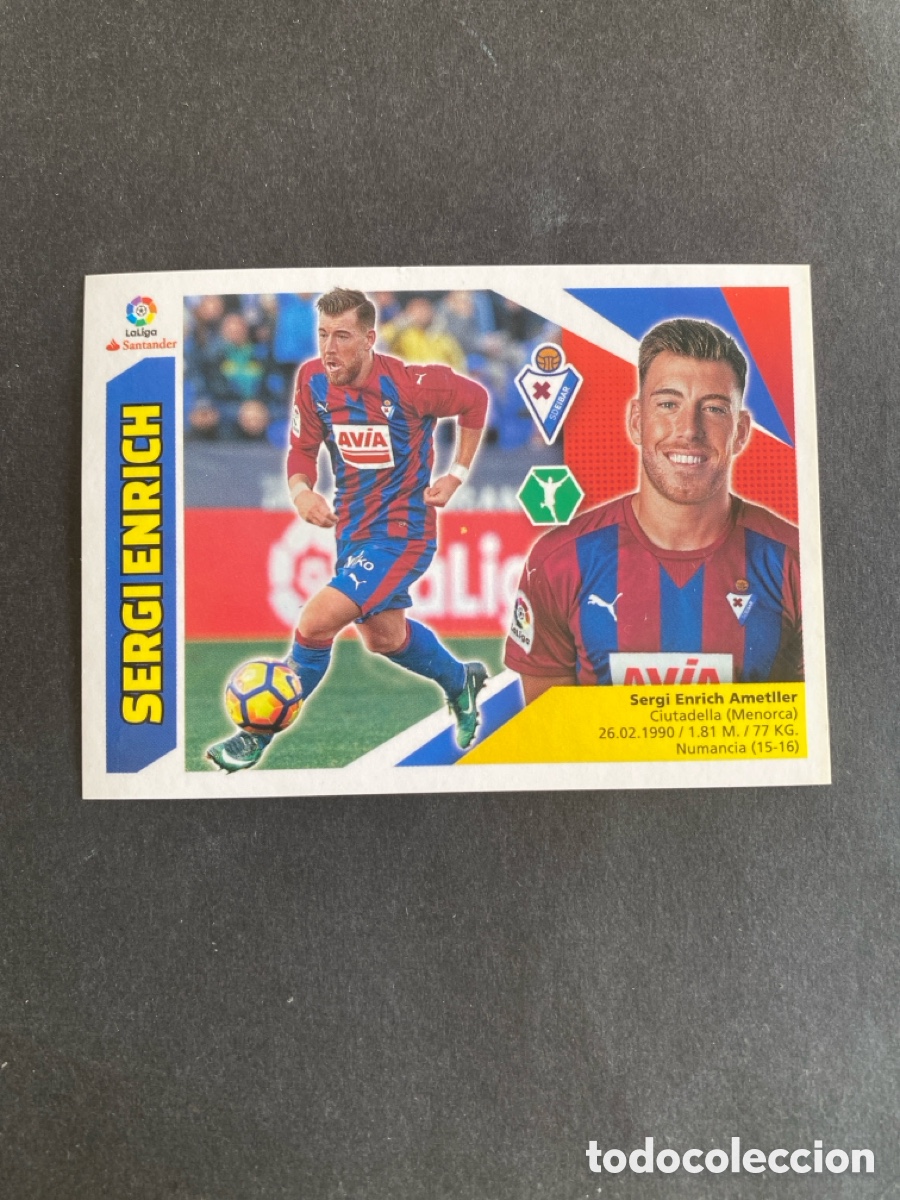 Cromos de f&uacute;tbol: Cromo liga 17/18 SD Eibar N* 15