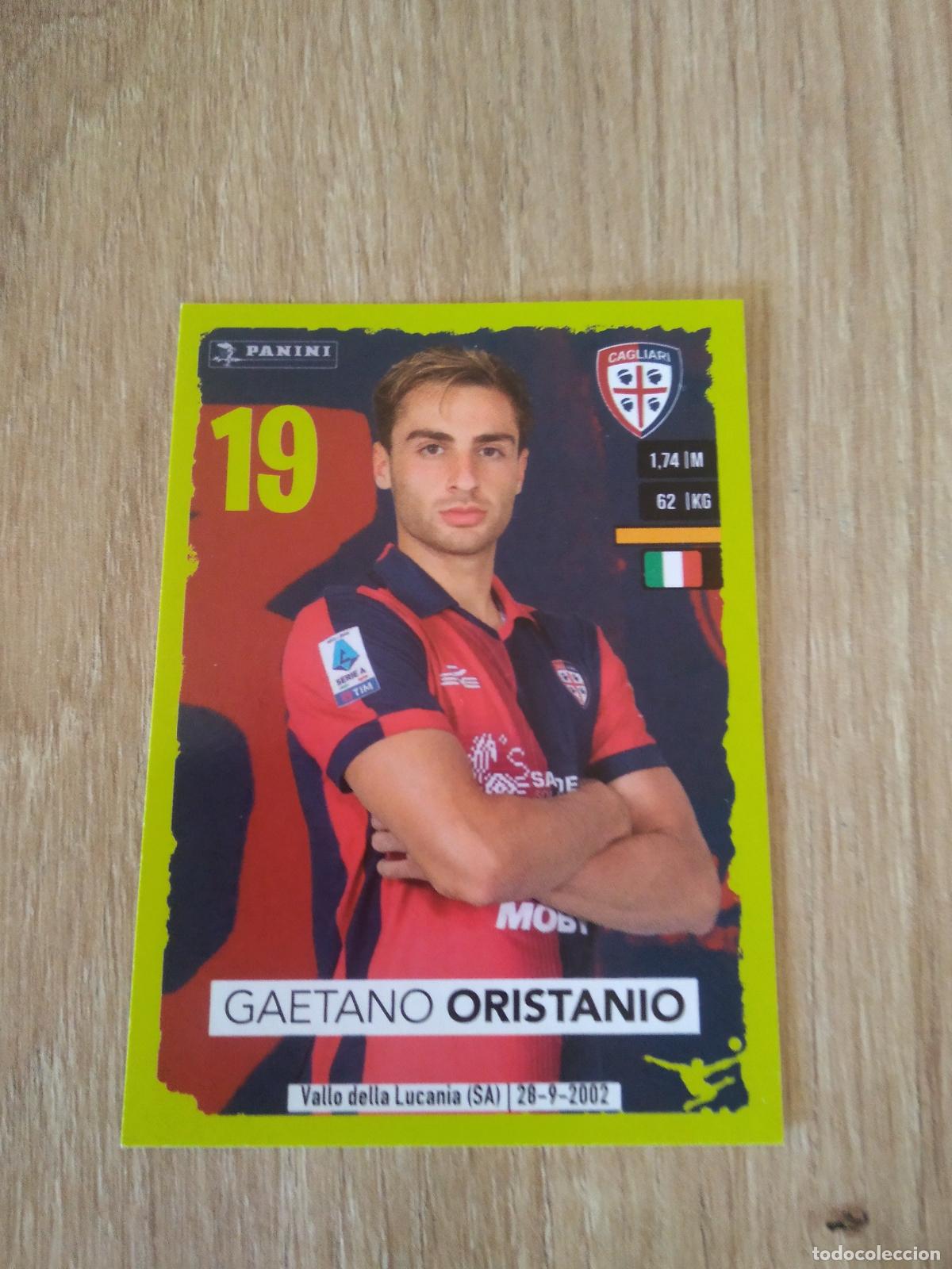 Cromos de f&uacute;tbol: 71 GAETANO ORISTANIO CAGLIARI CROMO FUTBOL PANINI LIGA ITALIA 2023-2024 CALCIATORI 23-24