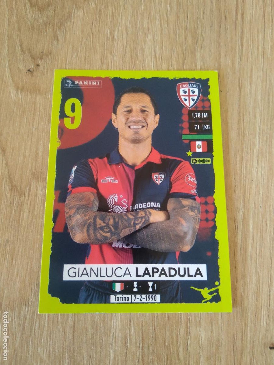 Cromos de f&uacute;tbol: 73 GIANLUCA LAPADULA CAGLIARI CROMO FUTBOL PANINI LIGA ITALIA 2023-2024 CALCIATORI 23-24