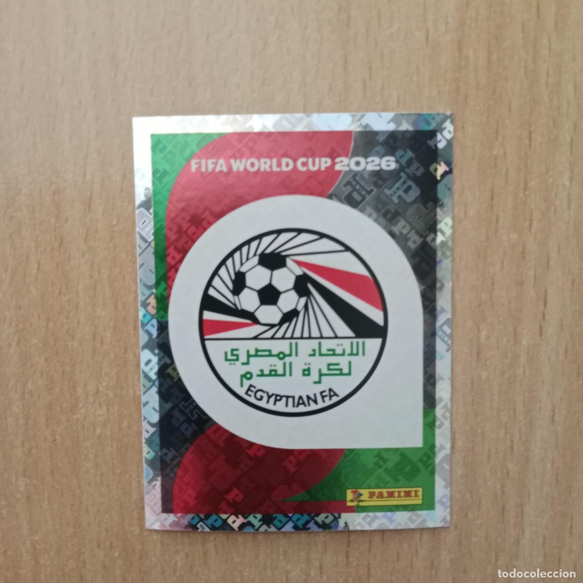 Cromos de f&uacute;tbol: EGIPTO , ESCUDO , STICKER CROMO N&ordm; EGY 1 , FIFA WORLD CUP 2026 - PANINI - A&Ntilde;O 2026.