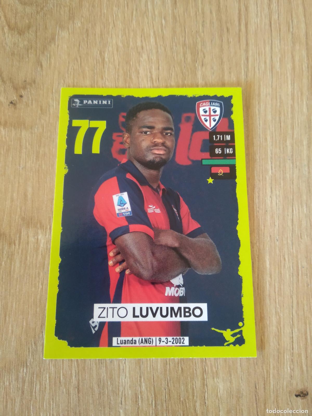 Cromos de f&uacute;tbol: 74 ZITO LUVUMBO CAGLIARI CROMO FUTBOL PANINI LIGA ITALIA 2023-2024 CALCIATORI 23-24