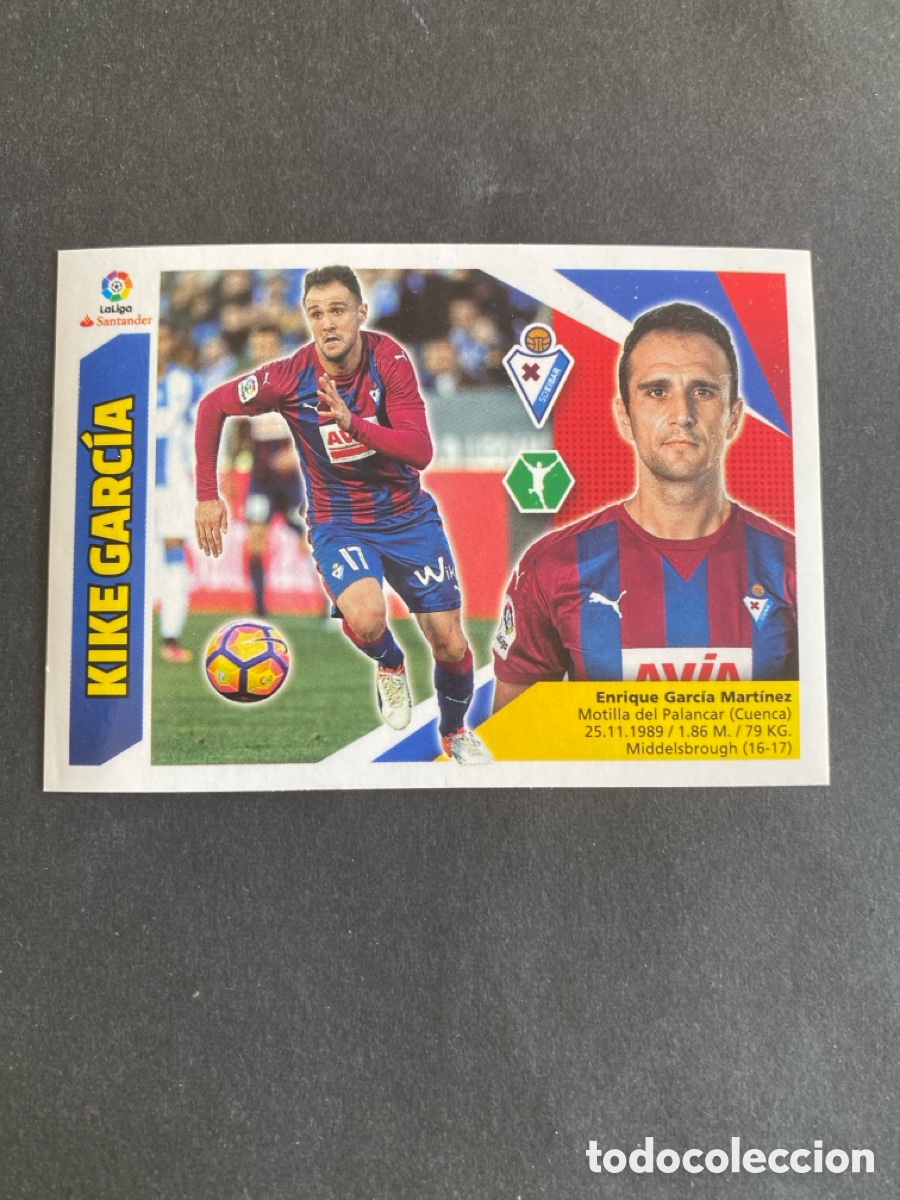 Cromos de f&uacute;tbol: Cromo liga 17/18 SD Eibar N* 14