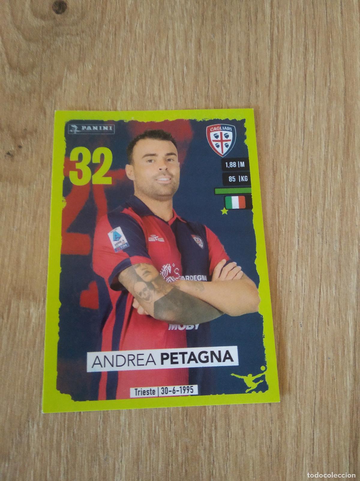 Cromos de f&uacute;tbol: 76 ANDREA PETAGNA CAGLIARI CROMO FUTBOL PANINI LIGA ITALIA 2023-2024 CALCIATORI 23-24