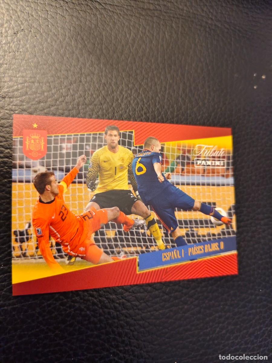 Cromos de f&uacute;tbol: 31 INIESTA ESPA&Ntilde;A 1 HOLANDA 0 TRIBUTO ESPA&Ntilde;A 2010 2026 ESPA&Ntilde;A PANINI VAMOS CAMPEONES MUNDIAL AAH
