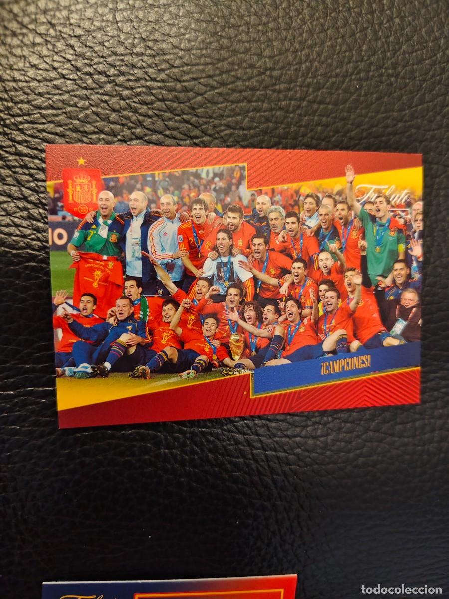 Cromos de f&uacute;tbol: 33. &iexcl;CAMPEONES! TRIBUTO ESPA&Ntilde;A 2010 2026 ESPA&Ntilde;A PANINI VAMOS CAMPEONES MUNDIAL AAH
