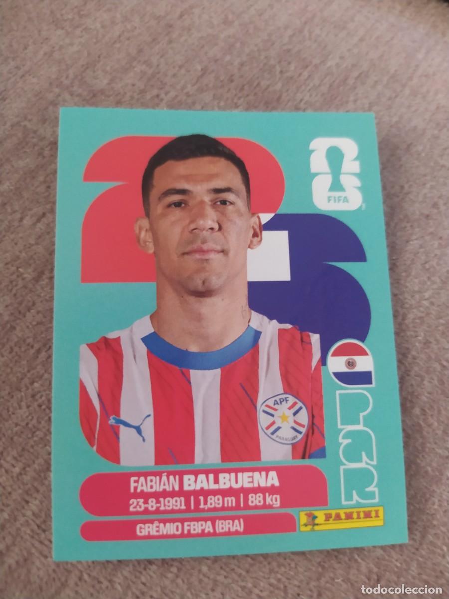 Cromos de f&uacute;tbol: PAR 05 PAR5 Fabi&aacute;n BALBUENA 5 Paraguay Mundial 2026 Panini