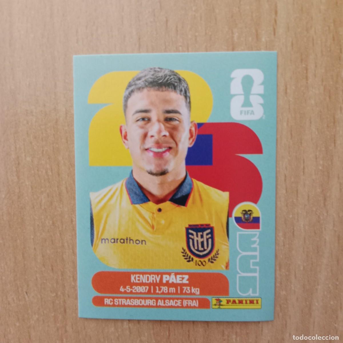 Cromos de f&uacute;tbol: KENDRY P&Aacute;EZ , ECUADOR , STICKER CROMO N&ordm; ECU 11 , FIFA WORLD CUP 2026 - PANINI - A&Ntilde;O 2026.