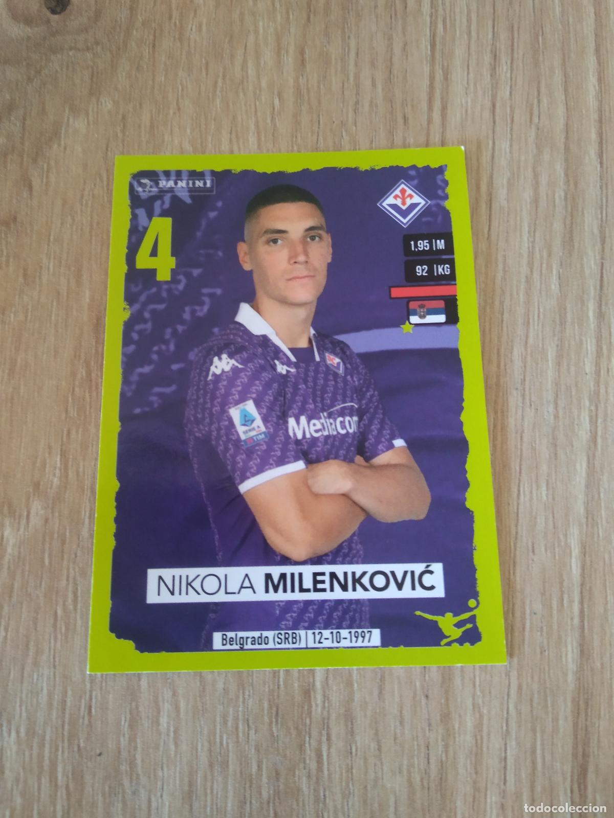 Cromos de f&uacute;tbol: 112 NIKOLA MILENKOVIC FIORENTINA CROMO FUTBOL PANINI LIGA ITALIA 2023-2024 CALCIATORI 23-24