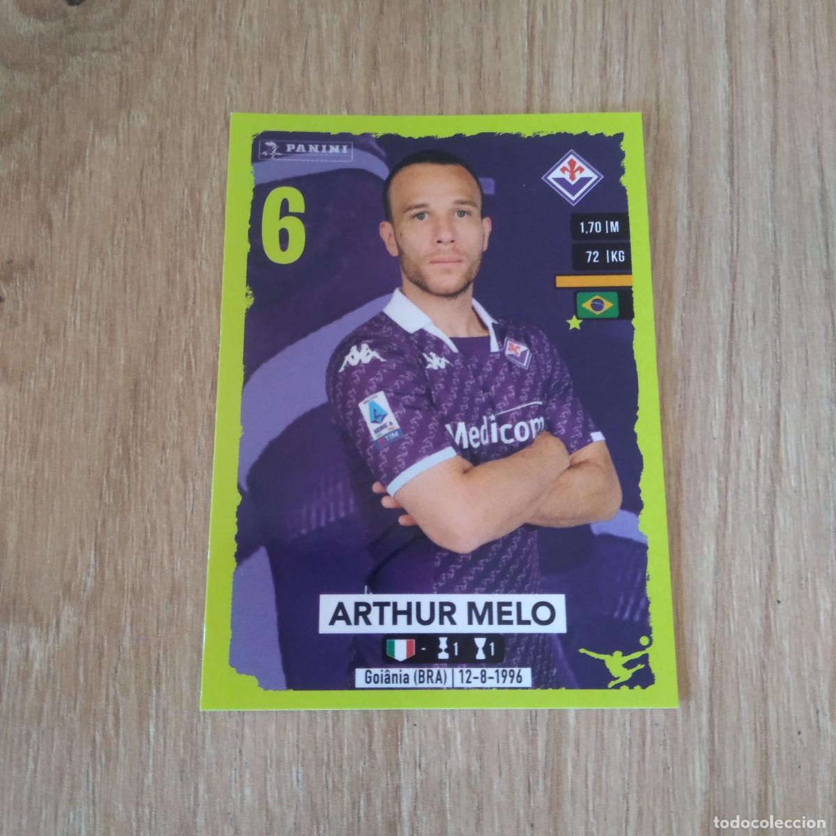 Cromos de f&uacute;tbol: 116 ARTHUR MELO FIORENTINA CROMO FUTBOL PANINI LIGA ITALIA 2023-2024 CALCIATORI 23-24