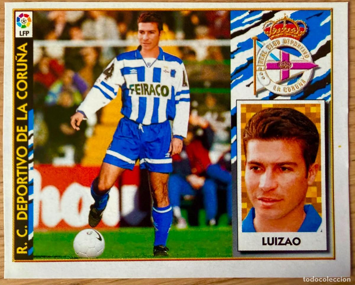 Cartes &agrave; collectionner de Football: LUIZAO FICHAJE 2 DEPORTIVO CORU&Ntilde;A 97 98 1997 1998 LIGA EDICIONES ESTE RECORTADO STICKER