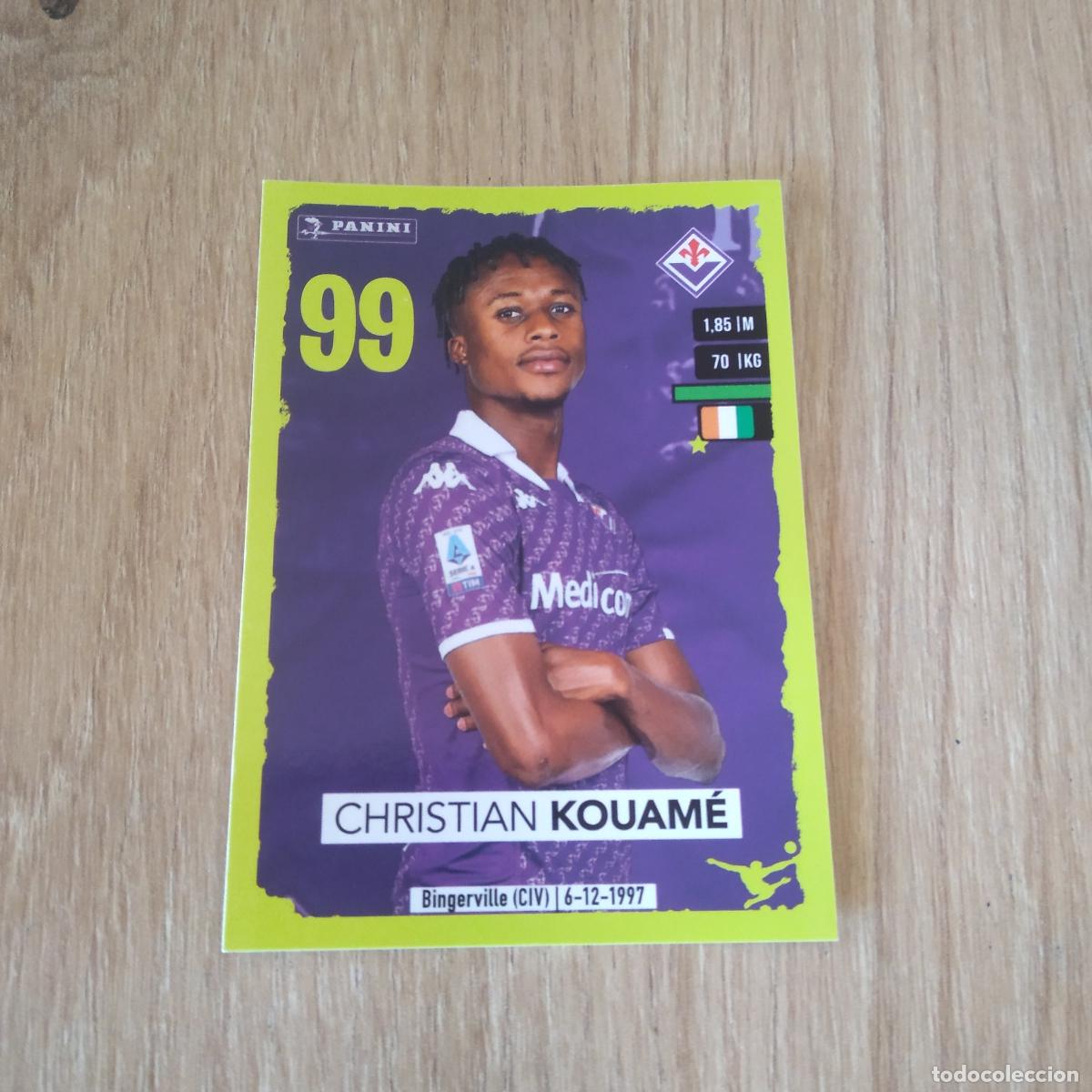 Cromos de f&uacute;tbol: 123 CHRISTIAN KOUAME FIORENTINA CROMO FUTBOL PANINI LIGA ITALIA 2023-2024 CALCIATORI 23-24