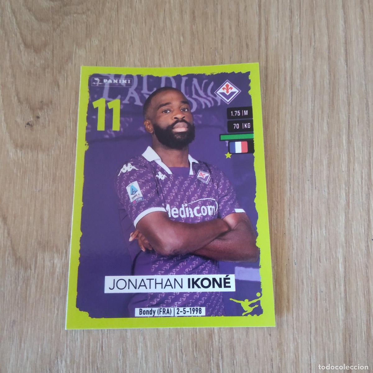 Cromos de f&uacute;tbol: 124 JONATHAN IKONE FIORENTINA CROMO FUTBOL PANINI LIGA ITALIA 2023-2024 CALCIATORI 23-24
