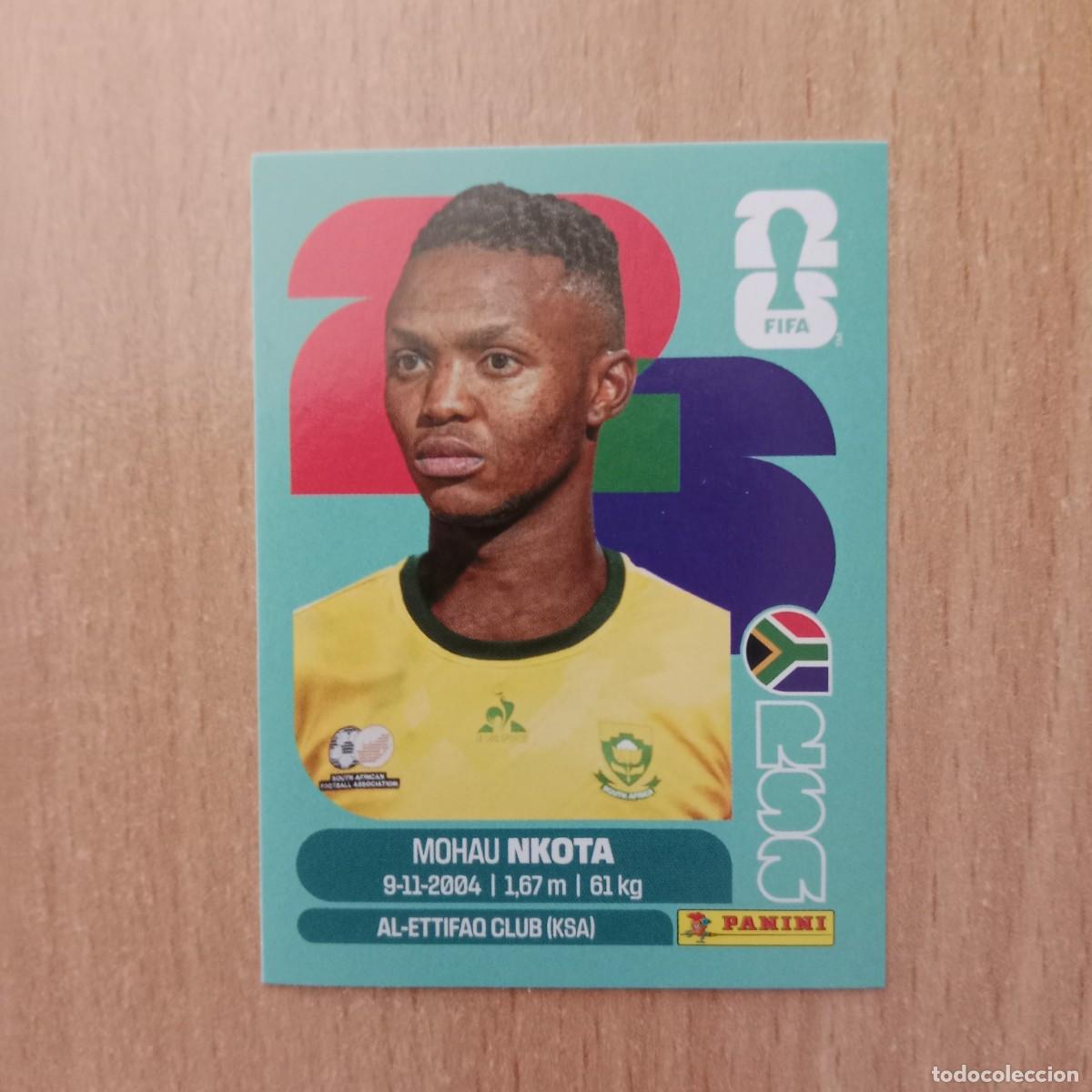 Cromos de f&uacute;tbol: MOHAU NKOTA , SUD&Aacute;FRICA , STICKER CROMO N&ordm; RSA 19 , FIFA WORLD CUP 2026 - PANINI - A&Ntilde;O 2026.