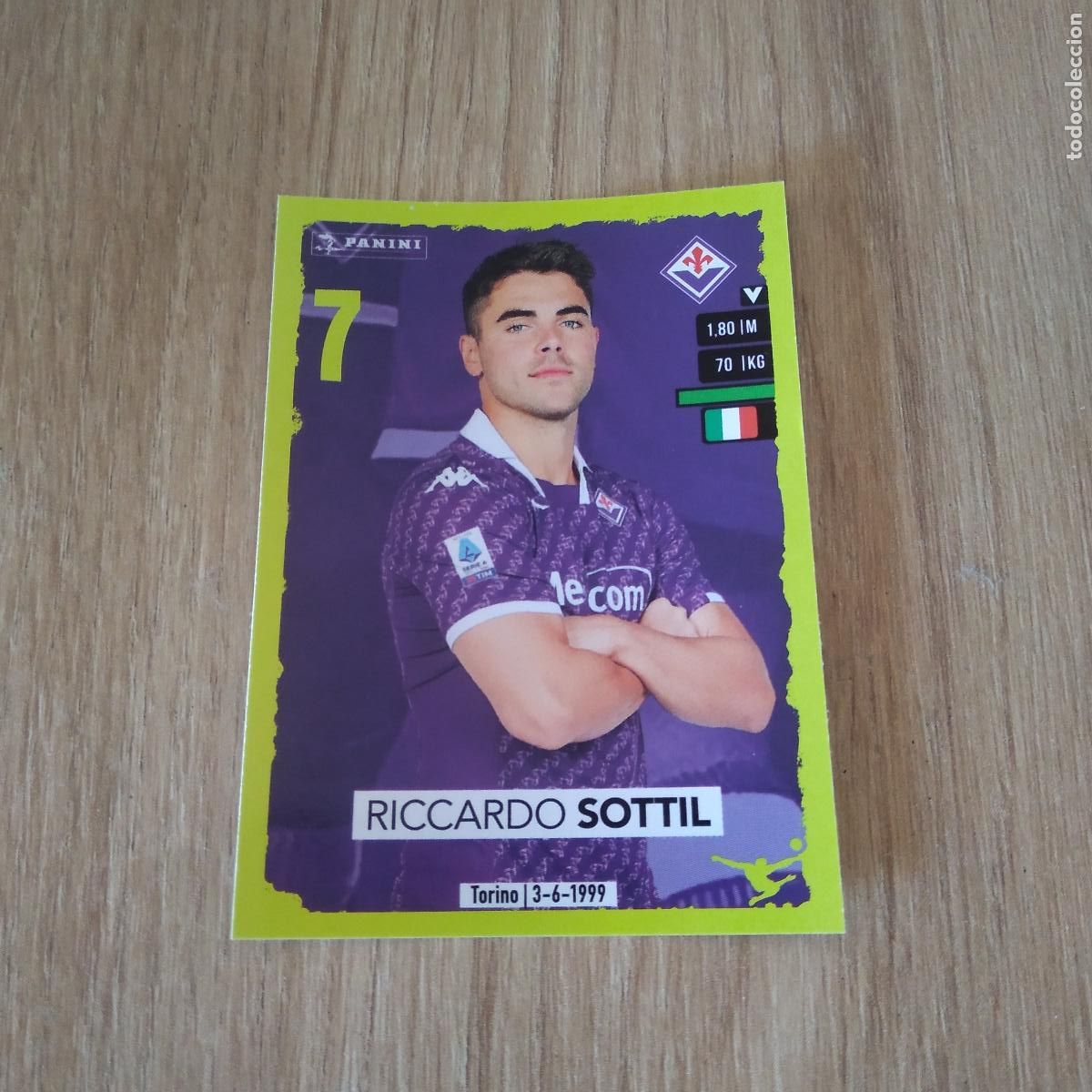 Cromos de f&uacute;tbol: 127 RICCARDO SOTTIL FIORENTINA CROMO FUTBOL PANINI LIGA ITALIA 2023-2024 CALCIATORI 23-24