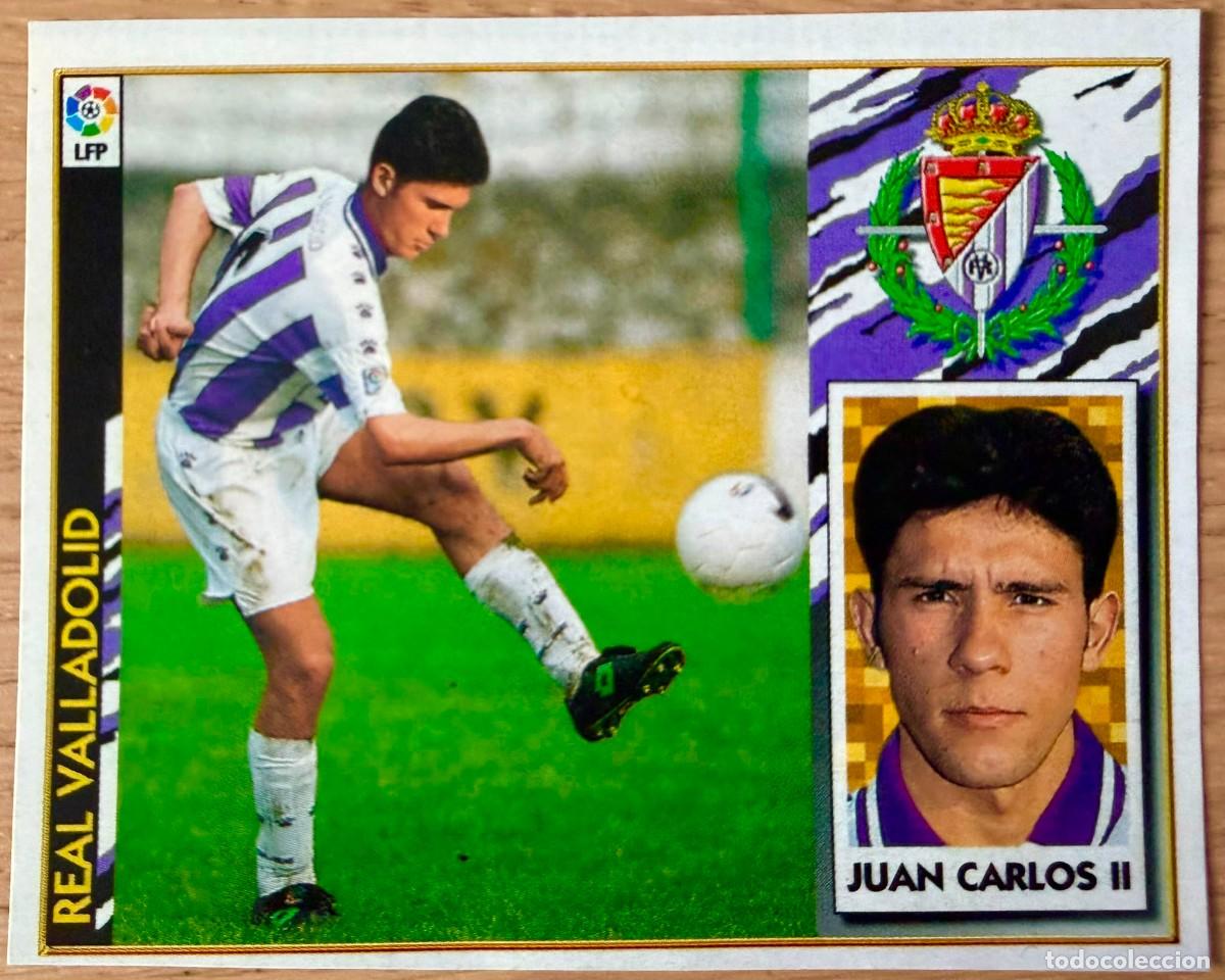Cromos de f&uacute;tbol: JUAN CARLOS II FICHAJE 4 REAL VALLADOLID 97 98 1997 1998 LIGA EDICIONES ESTE RECORTADO STICKER