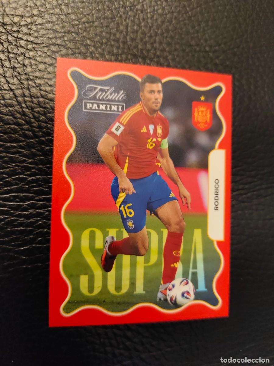 Cromos de f&uacute;tbol: 76. RODRI TRIBUTO ESPA&Ntilde;A 2010 2026 ESPA&Ntilde;A SUPRA ROJO PANINI VAMOS CAMPEONES MUNDIAL AAH