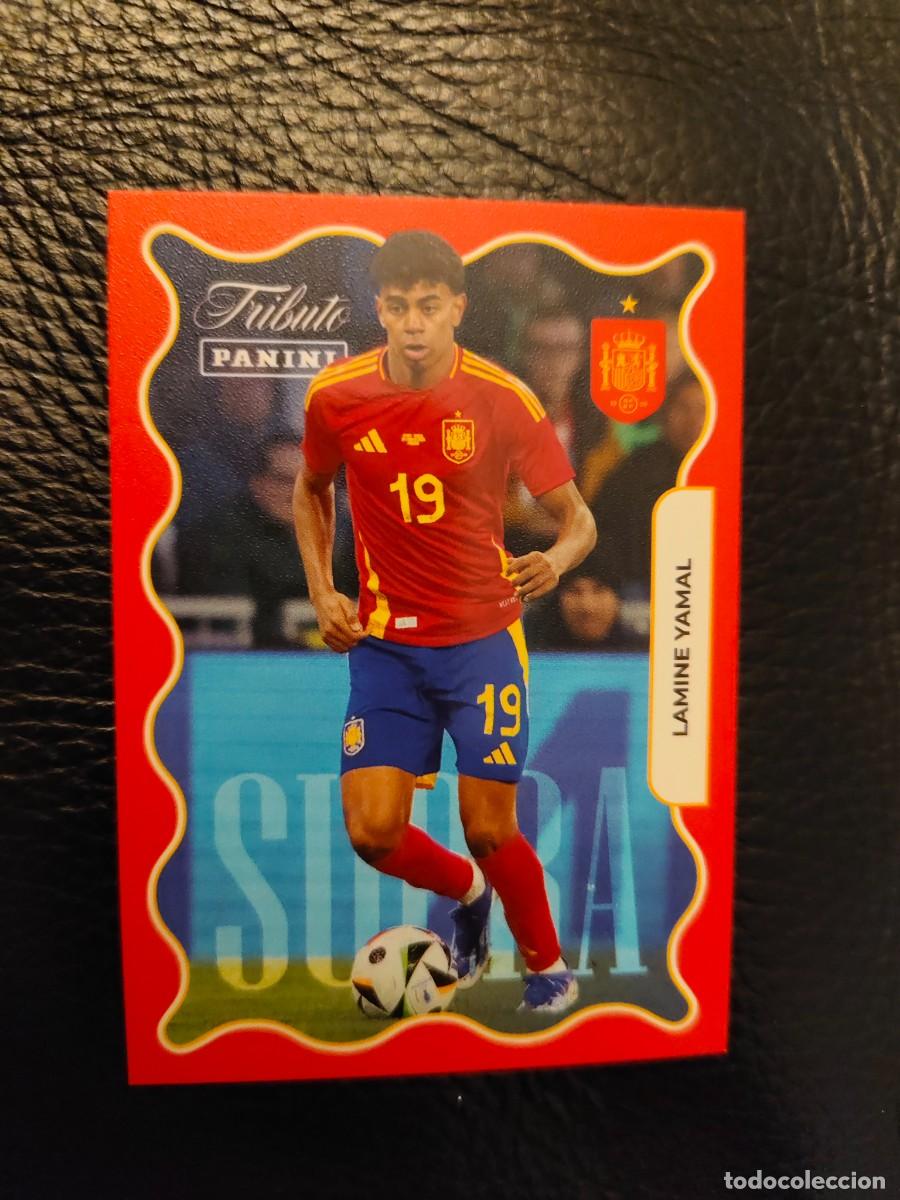 Cromos de f&uacute;tbol: 79. LAMINE YAMAL TRIBUTO ESPA&Ntilde;A 2010 2026 ESPA&Ntilde;A SUPRA ROJO PANINI VAMOS CAMPEONES MUNDIAL AAH