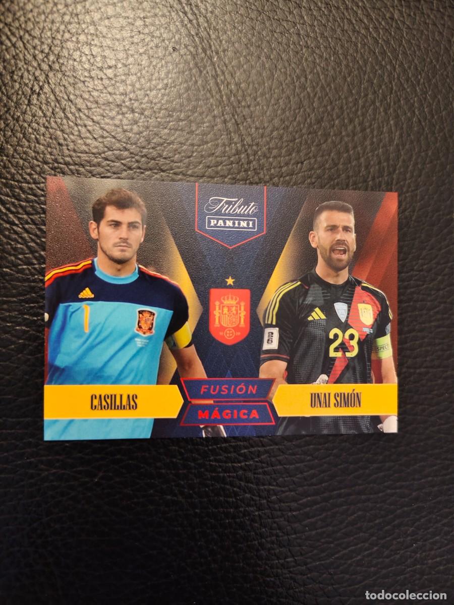 Cromos de f&uacute;tbol: 82. CASILLAS / UNAI SIM&Oacute;N TRIBUTO ESPA&Ntilde;A 2010 2026 ESPA&Ntilde;A PANINI VAMOS CAMPEONES MUNDIAL AAH