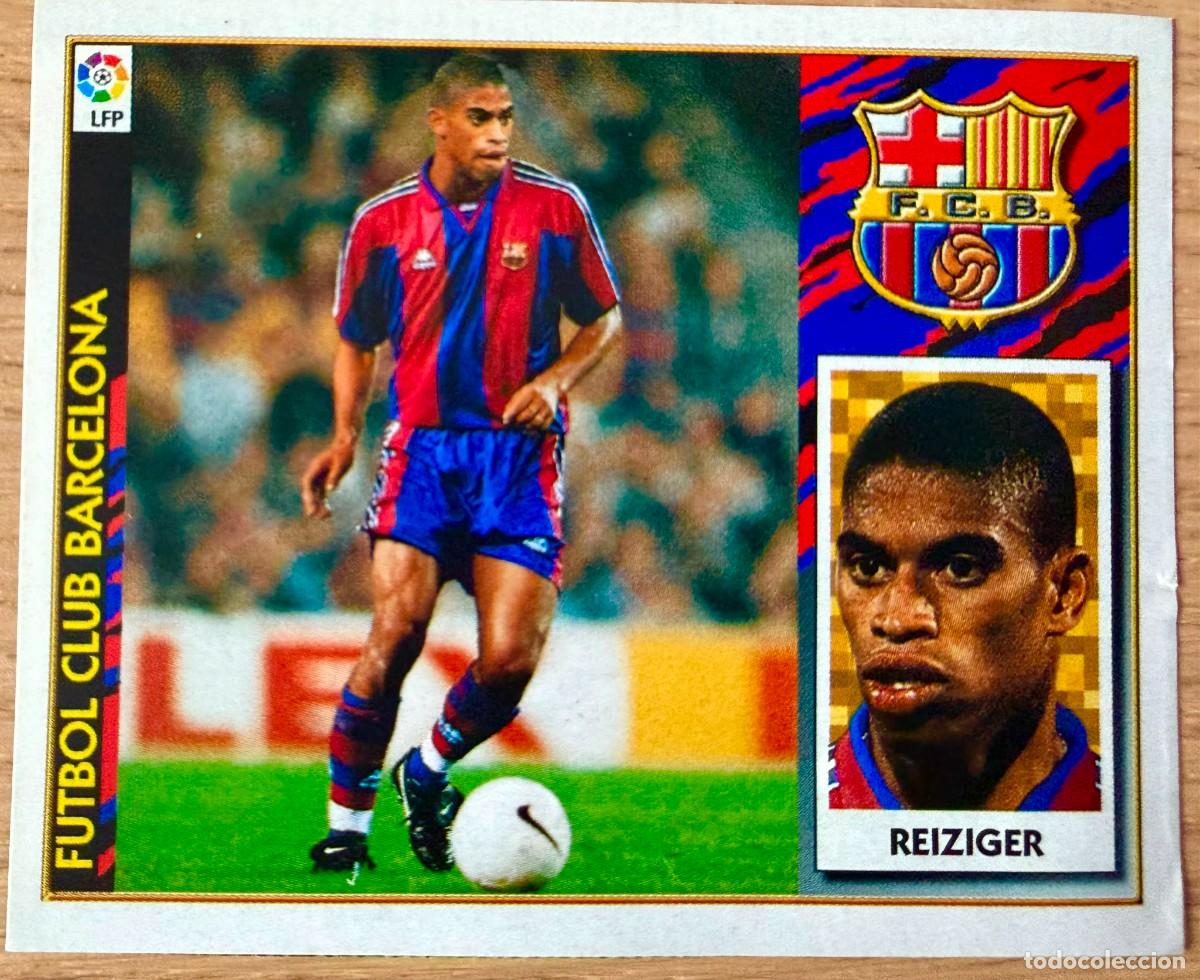 Cromos de f&uacute;tbol: REIZIGER VERSION FICHAJE 9 BARCELONA 97 98 1997 1998 LIGA EDICIONES ESTE RECORTADO STICKER