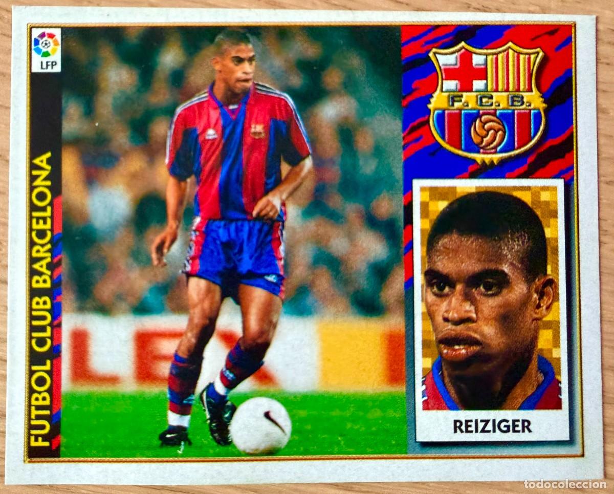 Cromos de f&uacute;tbol: REIZIGER VERSION FICHAJE 9 BARCELONA 97 98 1997 1998 LIGA EDICIONES ESTE RECORTADO STICKER