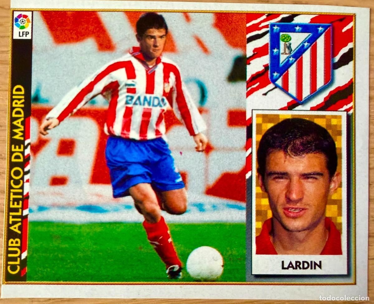 Cromos de f&uacute;tbol: LARDIN FICHAJE 12 VERSION ATLETICO MADRID 97 98 1997 1998 LIGA EDICIONES ESTE RECORTADO STICKER