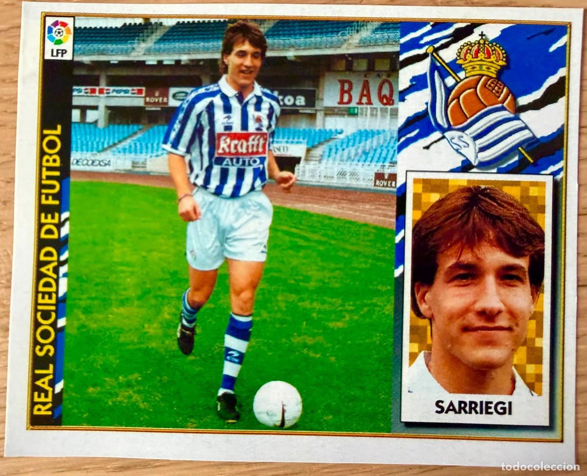 Cromos de f&uacute;tbol: SARRIEGI FICHAJE 13 REAL SOCIEDAD 97 98 1997 1998 LIGA EDICIONES ESTE RECORTADO STICKER