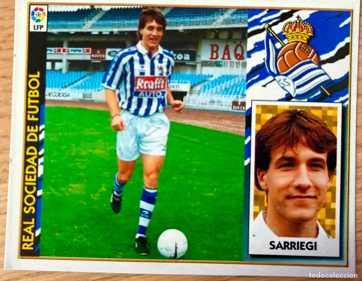 Cromos de f&uacute;tbol: SARRIEGI FICHAJE 13 REAL SOCIEDAD 97 98 1997 1998 LIGA EDICIONES ESTE RECORTADO STICKER