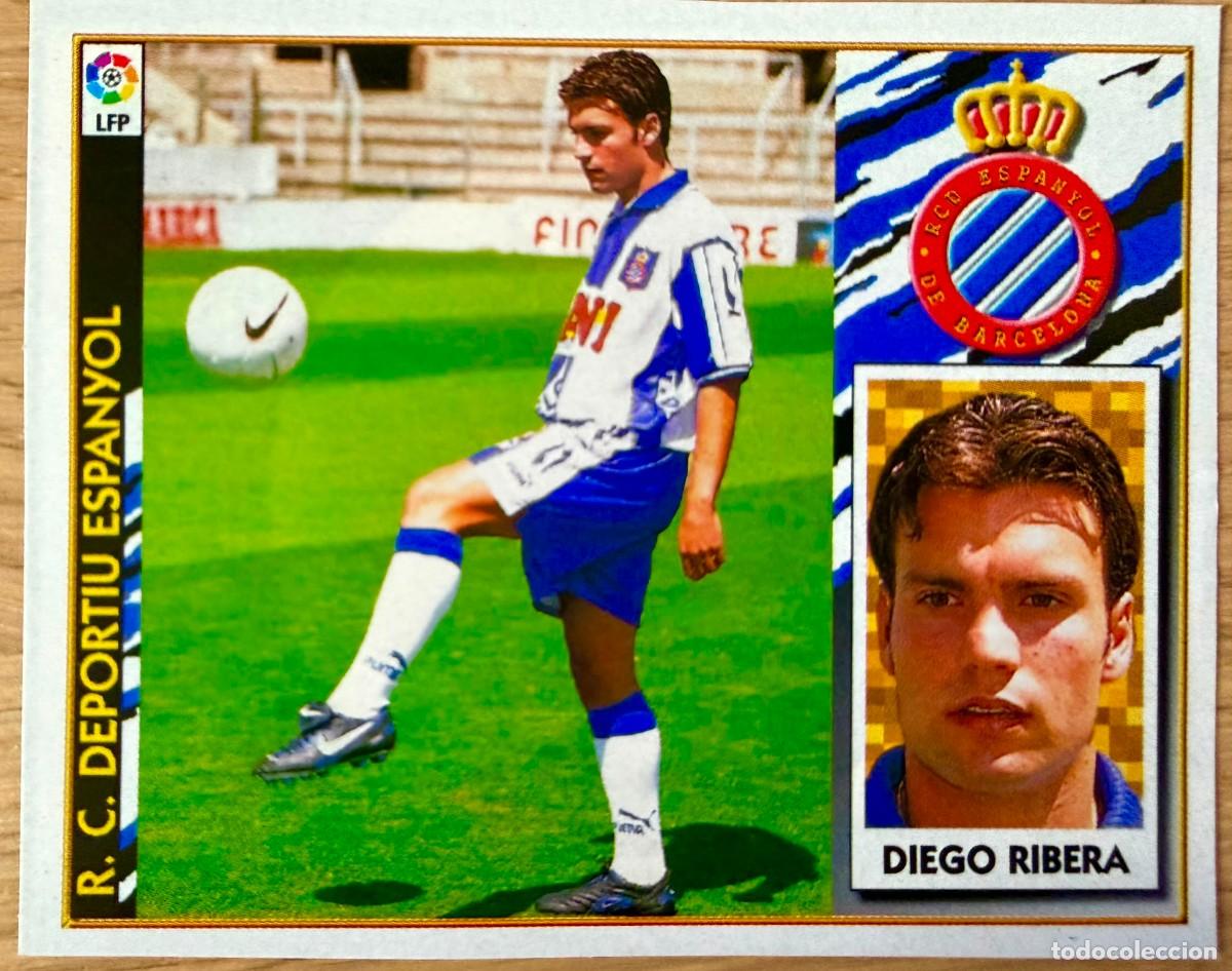 Cromos de f&uacute;tbol: DIEGO RIBERA FICHAJE 14 ESPANYOL ESPA&Ntilde;OL 97 98 1997 1998 LIGA EDICIONES ESTE RECORTADO STICKER