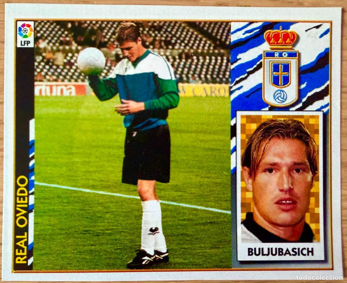 Cromos de f&uacute;tbol: BULJUBASICH FICHAJE 15 REAL OVIEDO 97 98 1997 1998 LIGA EDICIONES ESTE RECORTADO STICKER