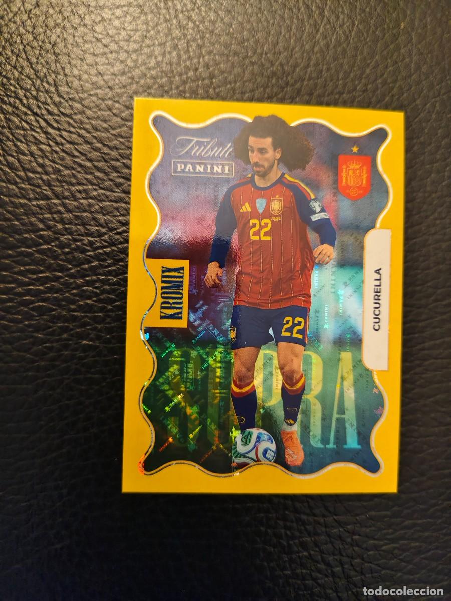 Cromos de f&uacute;tbol: KO75. CUCURELLA TRIBUTO ESPA&Ntilde;A 2010 2026 ESPA&Ntilde;A SUPRA KROMIX AMARILLA PANINI CAMPEONES MUNDIAL AAH