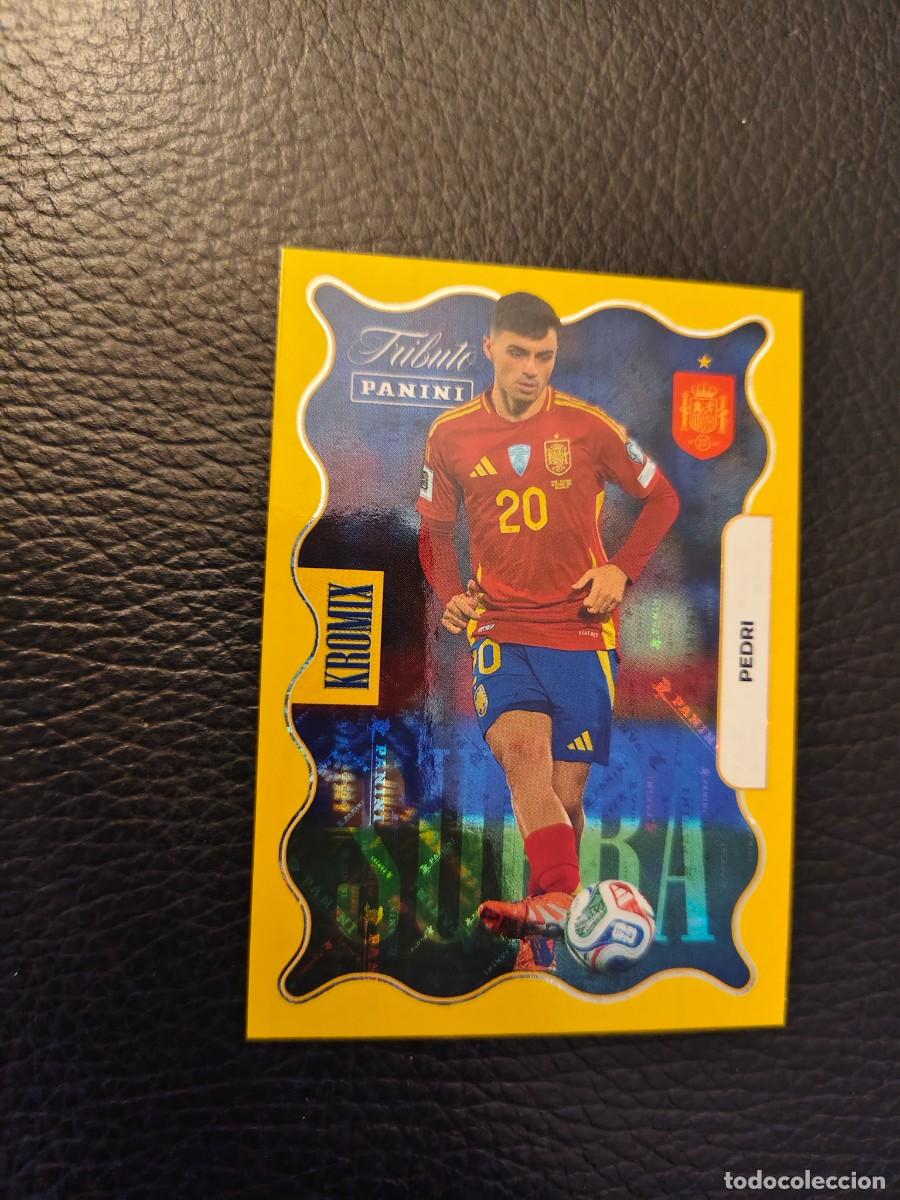 Cromos de f&uacute;tbol: KO77. PEDRI TRIBUTO ESPA&Ntilde;A 2010 2026 ESPA&Ntilde;A SUPRA KROMIX AMARILLA PANINI CAMPEONES MUNDIAL AAH