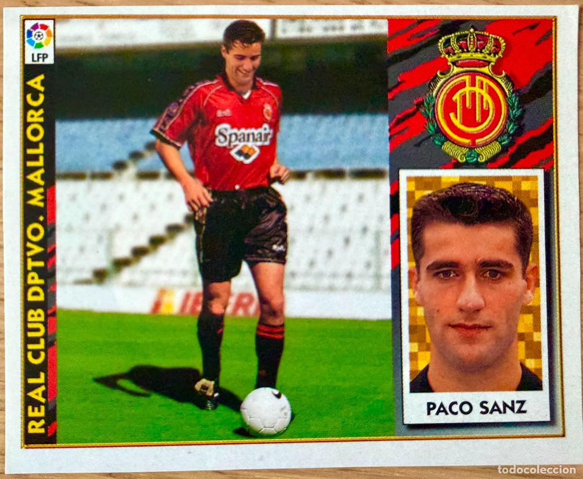 Cromos de f&uacute;tbol: PACO SANZ FICHAJE 21 MALLORCA 97 98 1997 1998 LIGA EDICIONES ESTE RECORTADO STICKER