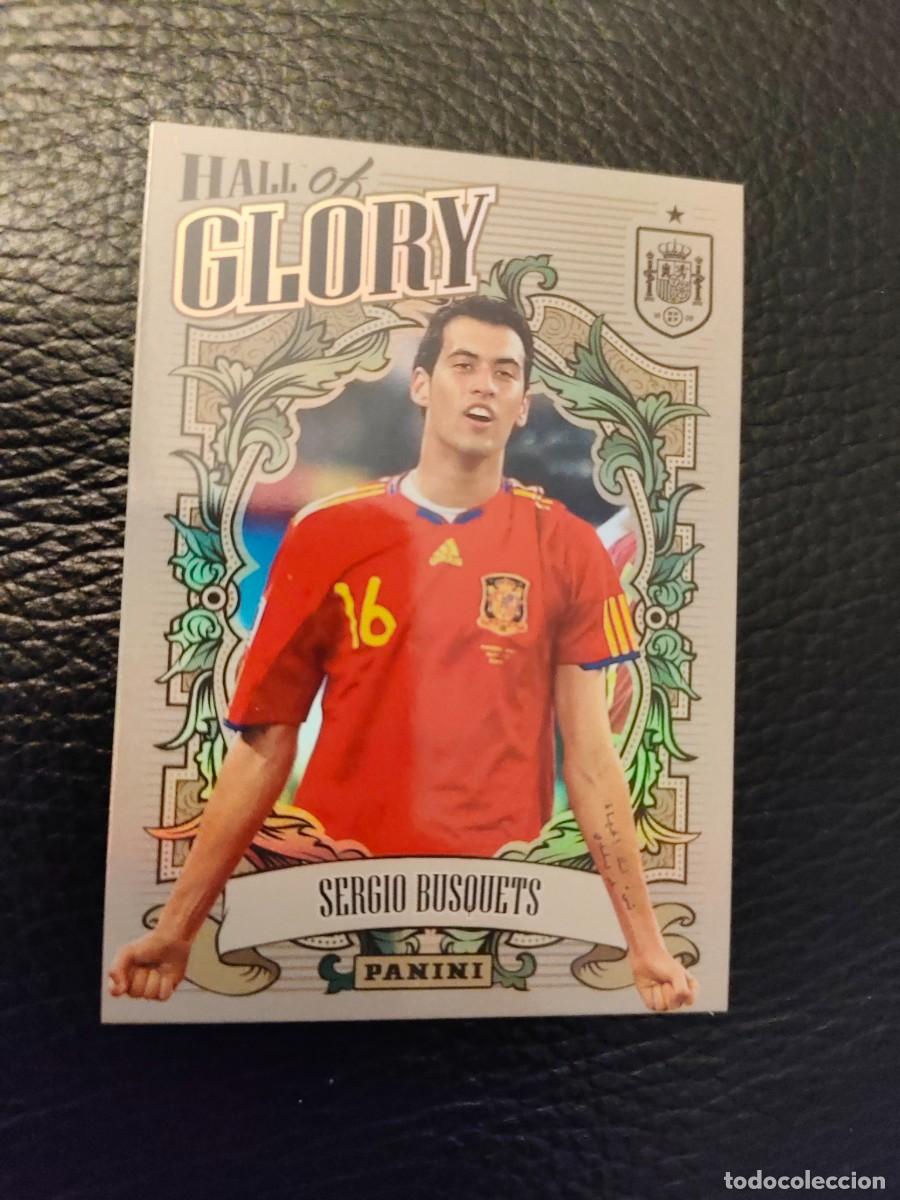 Cromos de f&uacute;tbol: HG18. SERGIO BUSQUETS TRIBUTO ESPA&Ntilde;A 2010 2026 ESPA&Ntilde;A HALL OF GLORY PANINI CAMPEONES MUNDIAL AAH