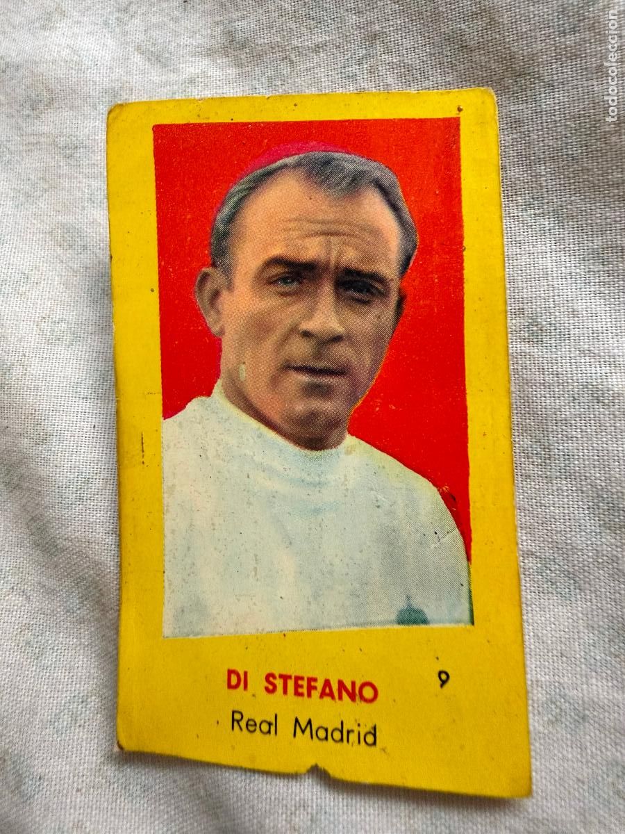 Cromos de f&uacute;tbol: Cromo de f&uacute;tbol di stefano 1961