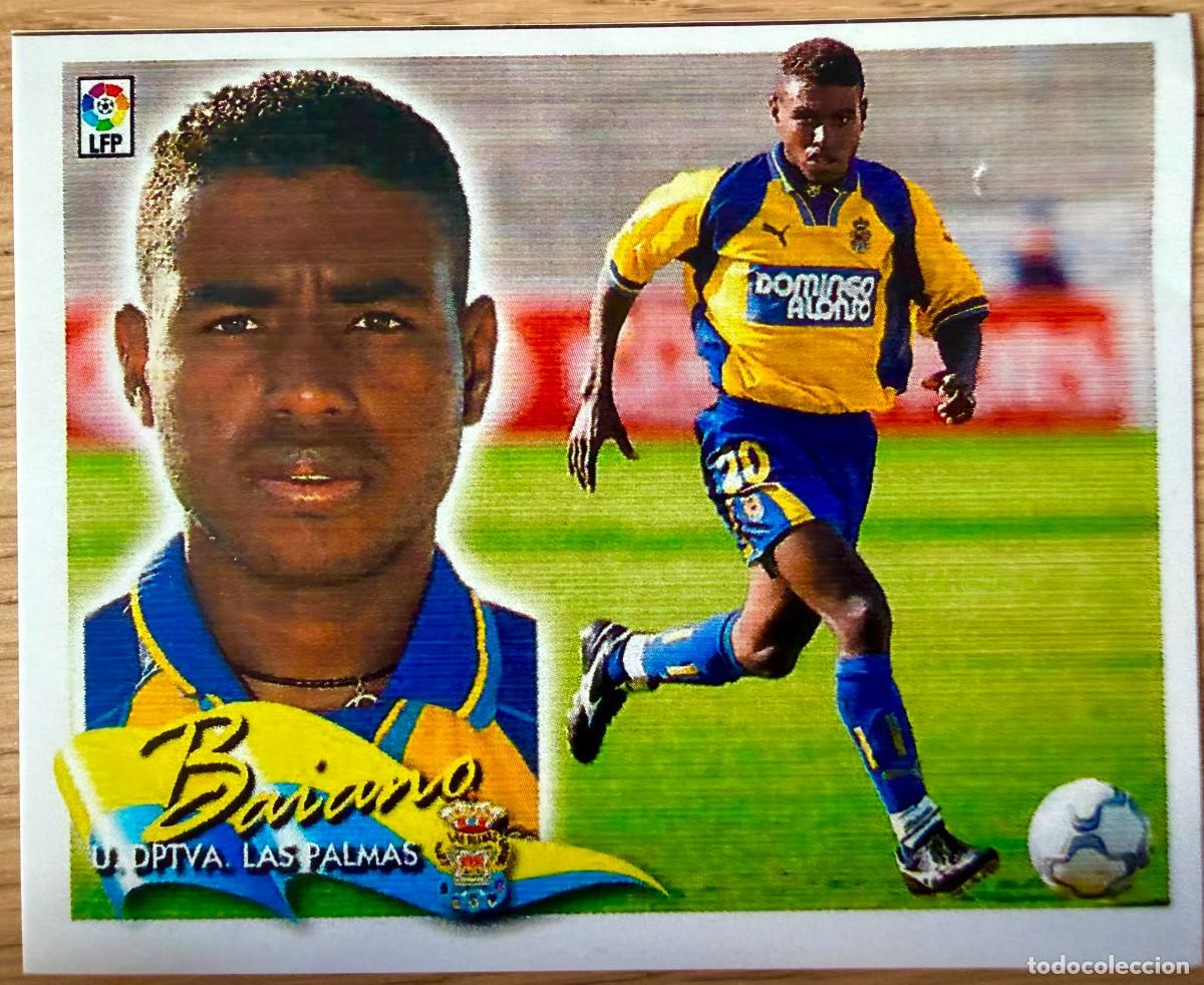 Cromos de f&uacute;tbol: BAIANO COLOCA LAS PALMAS 00 01 2000 2001 FACSIMIL VERSION ADHESIVO NUEVO SIN PEGAR LIGA ESTE (LEER)