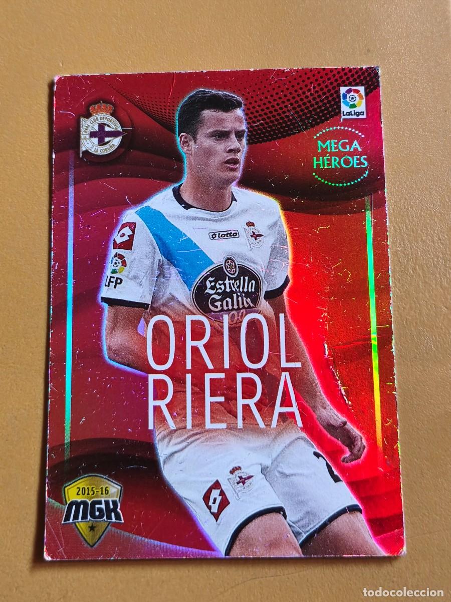 Cromos de f&uacute;tbol: oriol riera, 2015 16 megacracks