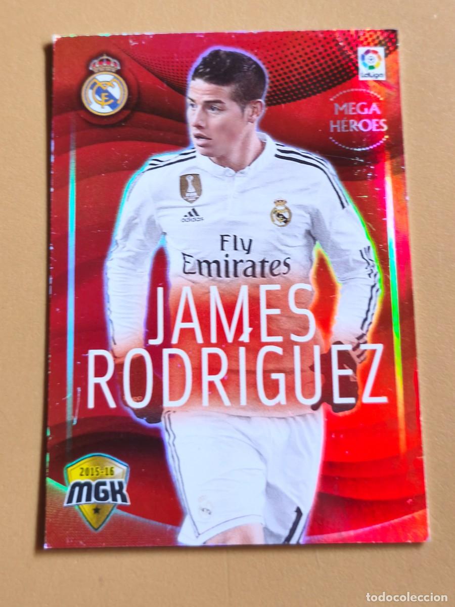 Cromos de f&uacute;tbol: james rodriguez, 2015 16 megacracks