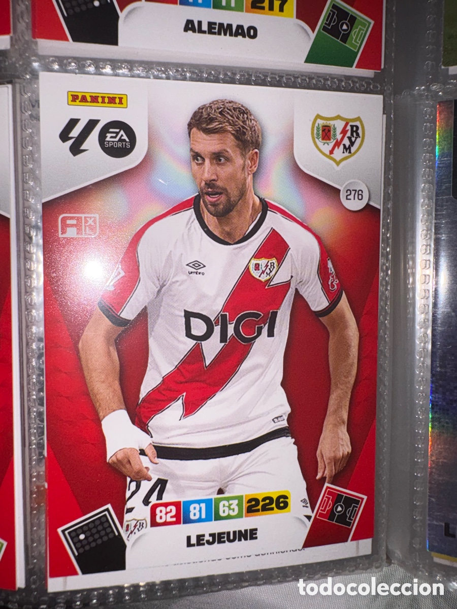 Cromos de f&uacute;tbol: PANINI ADRENALYN 25/26 2025/2026 #276 LEJEUNE (RAYO VALLECANO)