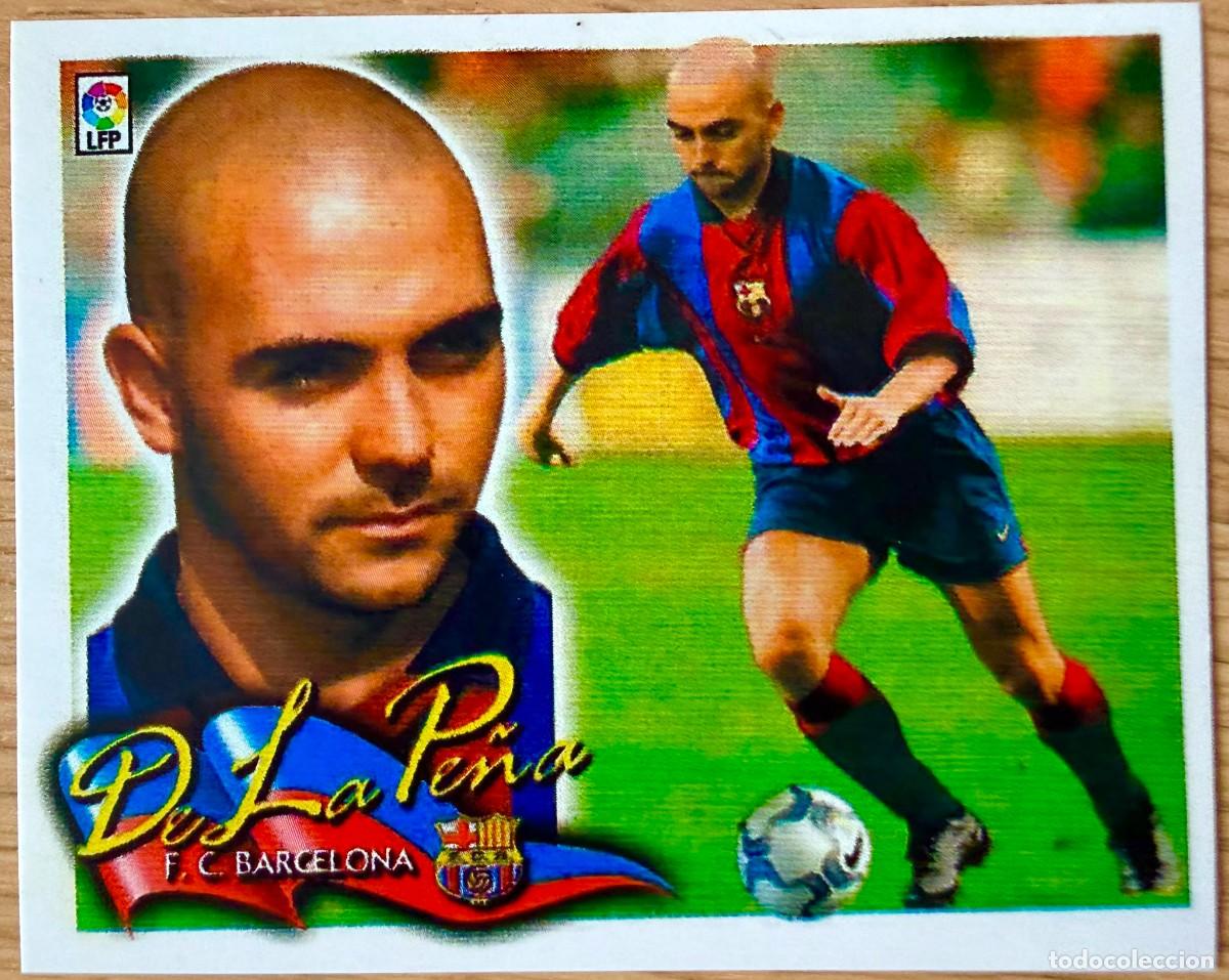 Cromos de f&uacute;tbol: DE LA PE&Ntilde;A COLOCA BARCELONA 00 01 2000 2001 FACSIMIL VERSION ADHESIVO NUEVO SIN PEGAR LIGA ESTE LEER